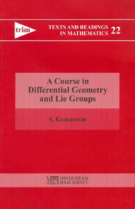 Cover: A Course in Differential Geometry and Lie Groups