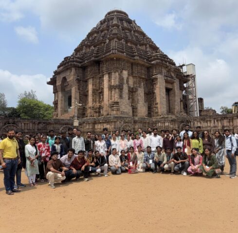 A break from full day math - Group photo from the KIIT camp